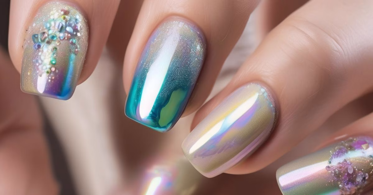 Paznokcie opalizujące: Trendy, zdobienia i efekt galaxy flakes na centrumestetyczne.pl
